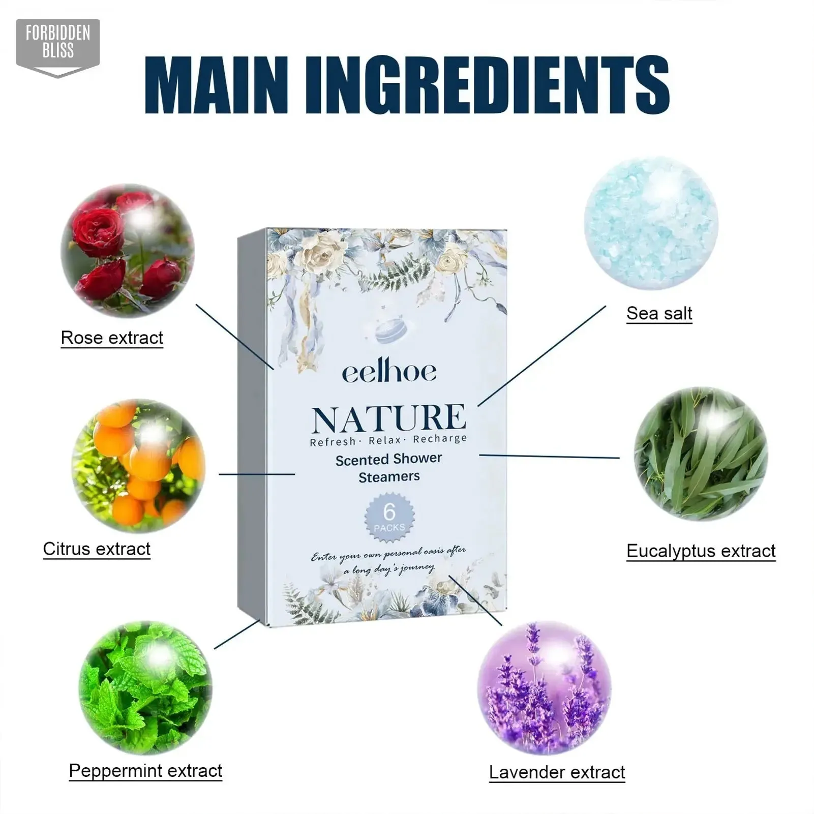 Shower tablets for Relaxation
