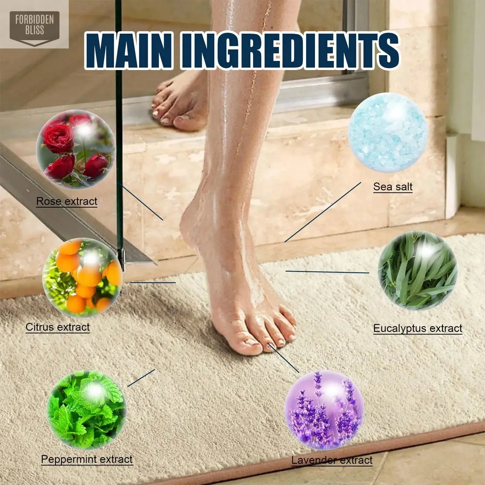 Shower tablets for Relaxation
