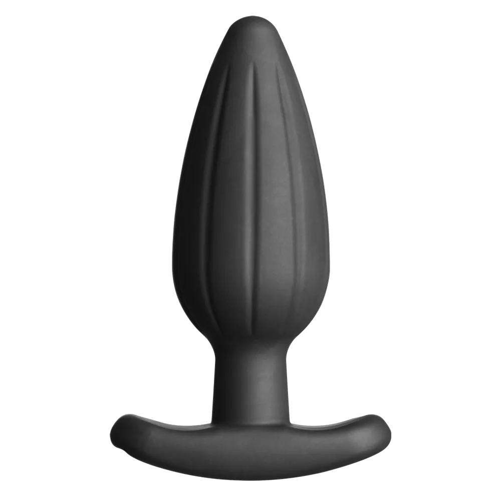 Silicone Noir Rocker Butt Plug - Large