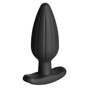 Silicone Noir Rocker Butt Plug - Large