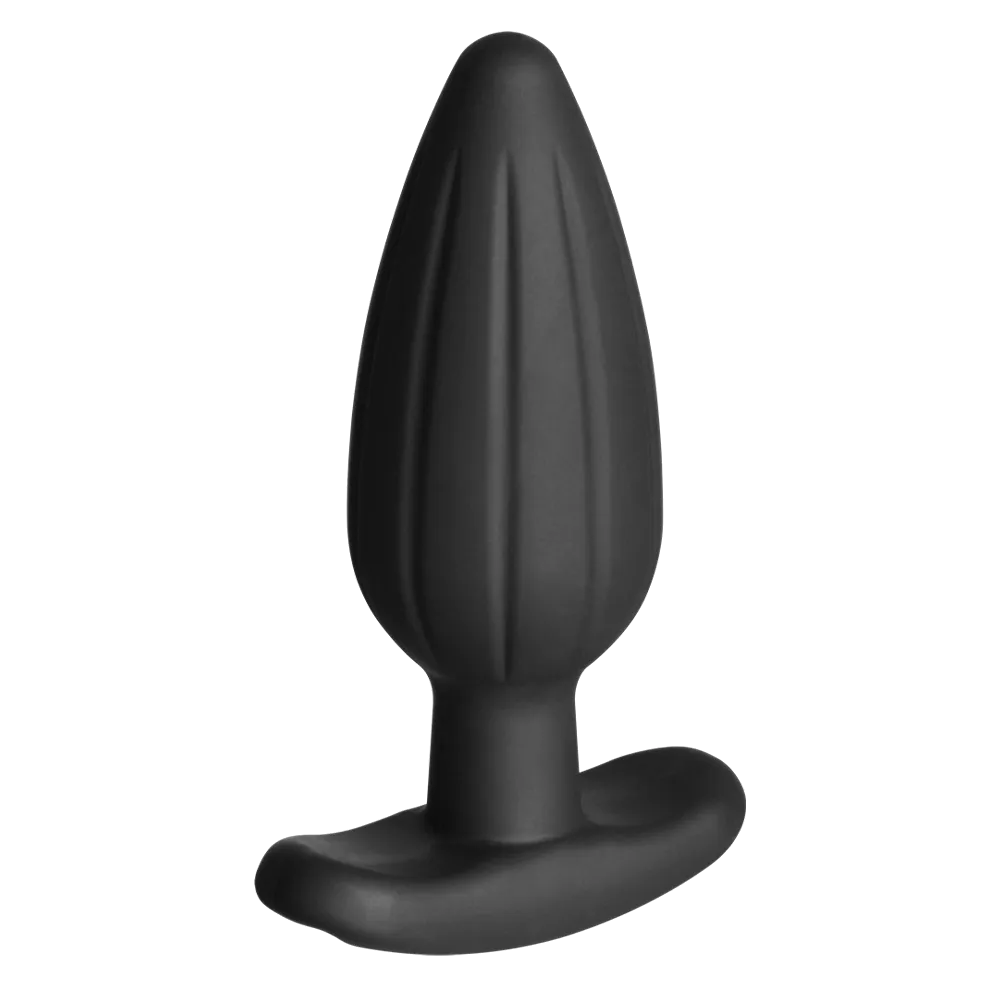 Silicone Noir Rocker Butt Plug - Large