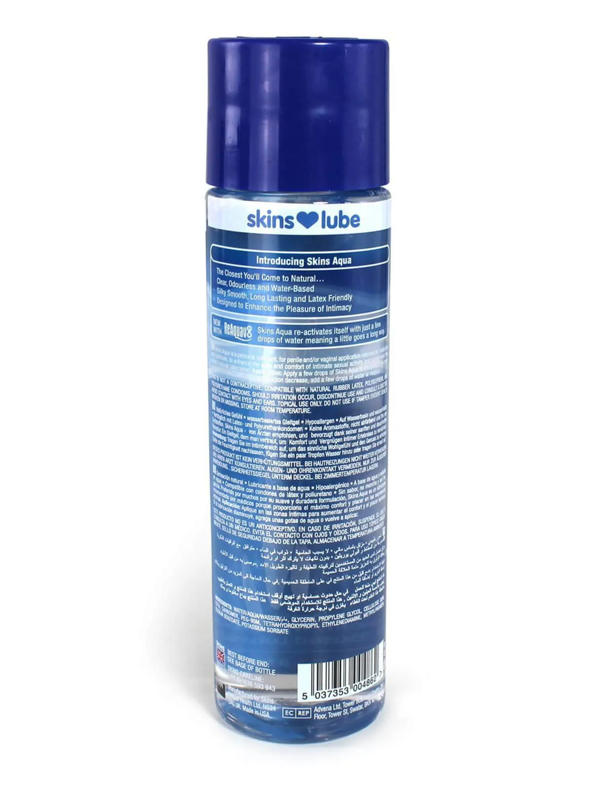Skins (UK) Aqua Lube 250ml