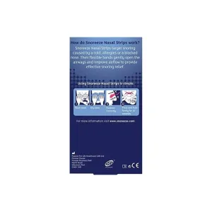 Snoreeze Snoring Relief Nasal Strips Small/Medium - 20 Applications
