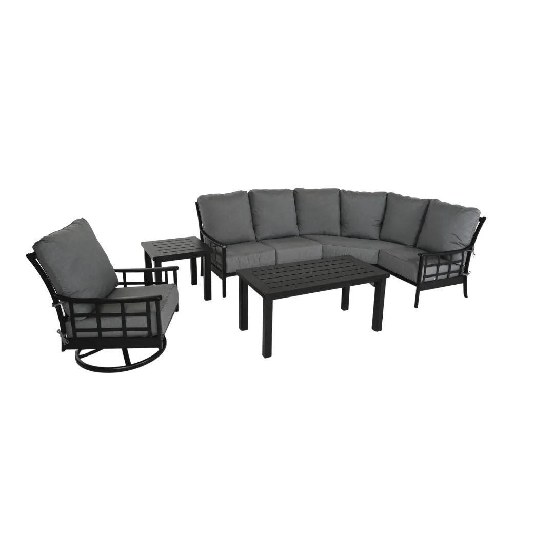 Stratford Estate Sectional Deep Seating Set (6 Piece Set)