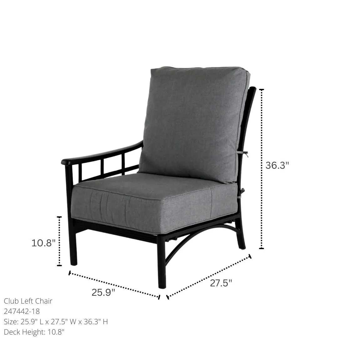 Stratford Estate Sectional Deep Seating Set (6 Piece Set)
