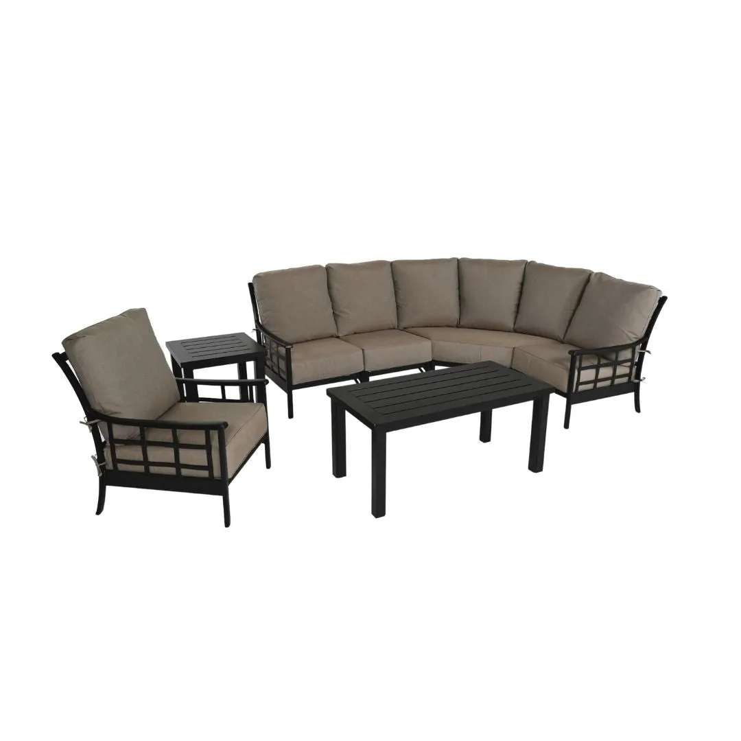 Stratford Estate Sectional Deep Seating Set (6 Piece Set)