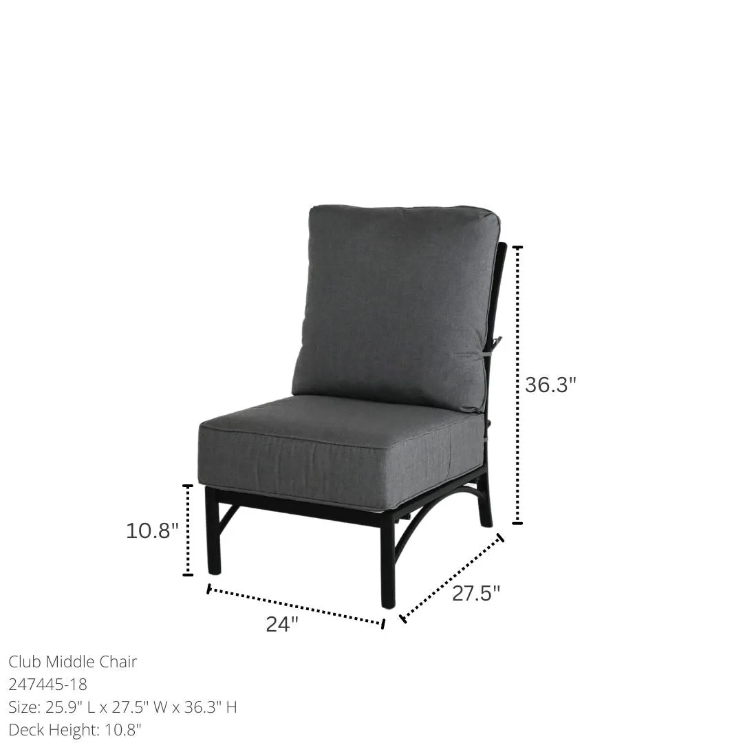 Stratford Estate Sectional Deep Seating Set (6 Piece Set)