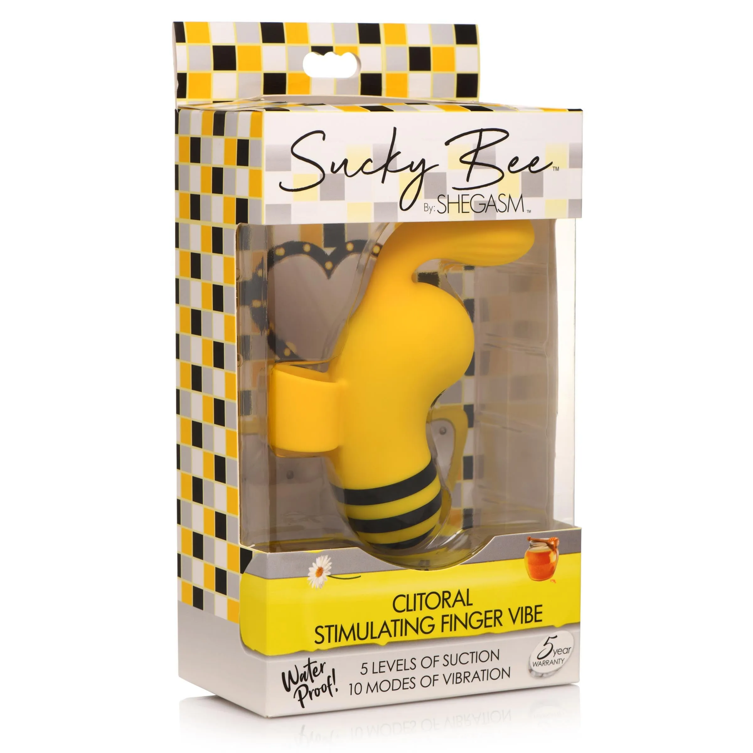 Sucky Bee Clitoral Stimulating Finger Vibrator
