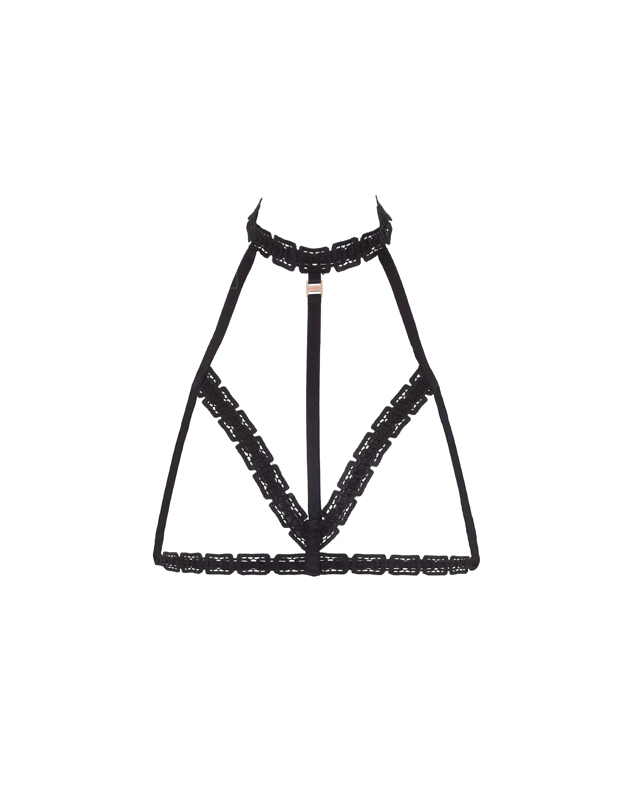 Sylvie Open Bra Black