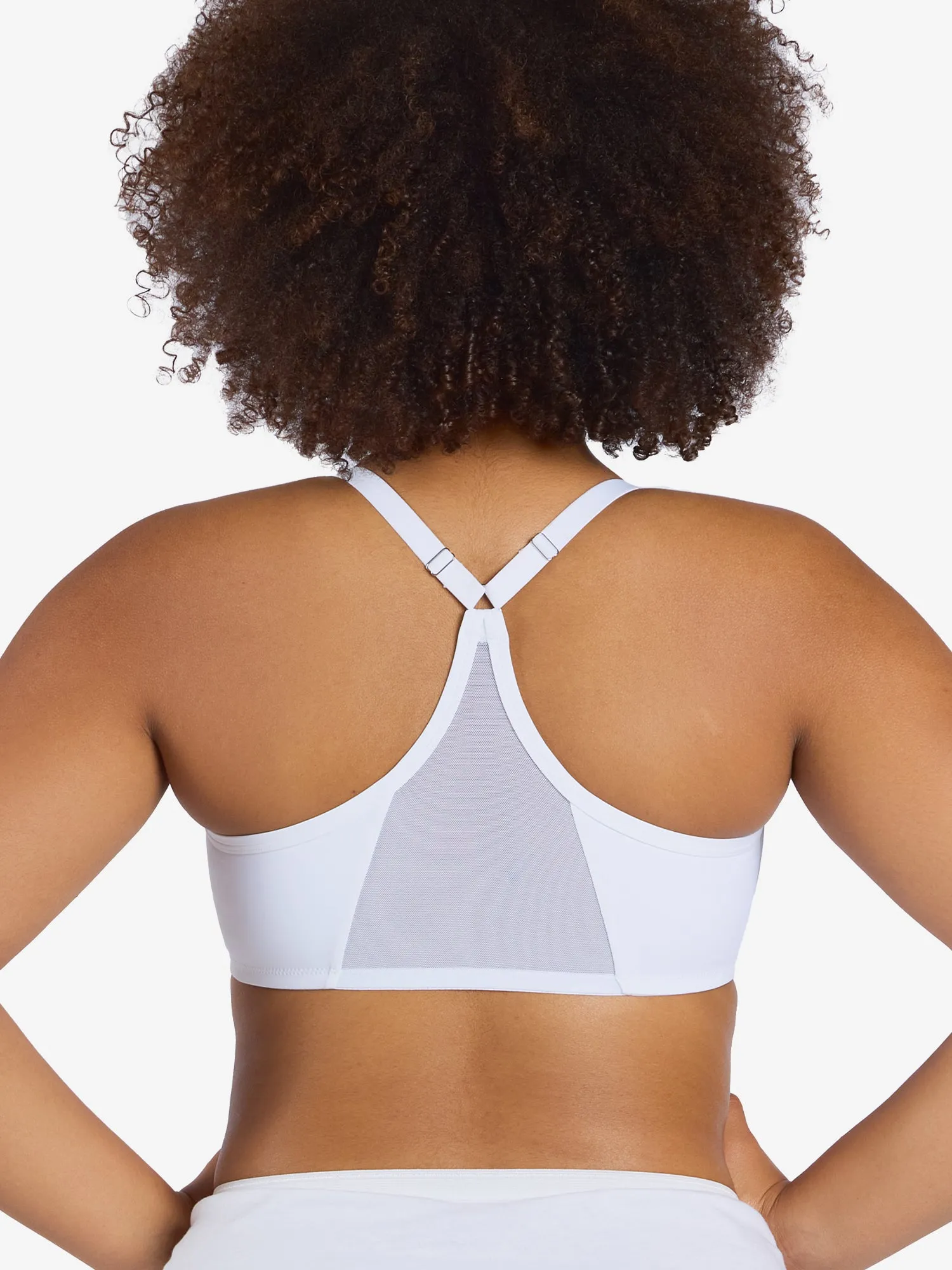 The Luna - Front-Closure Racerback Power Mesh Bra