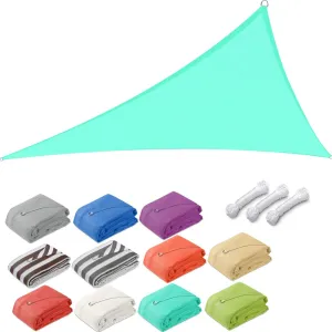 Triangle Sun Shade Patio Shade Sail Deck Shade 3x3x3