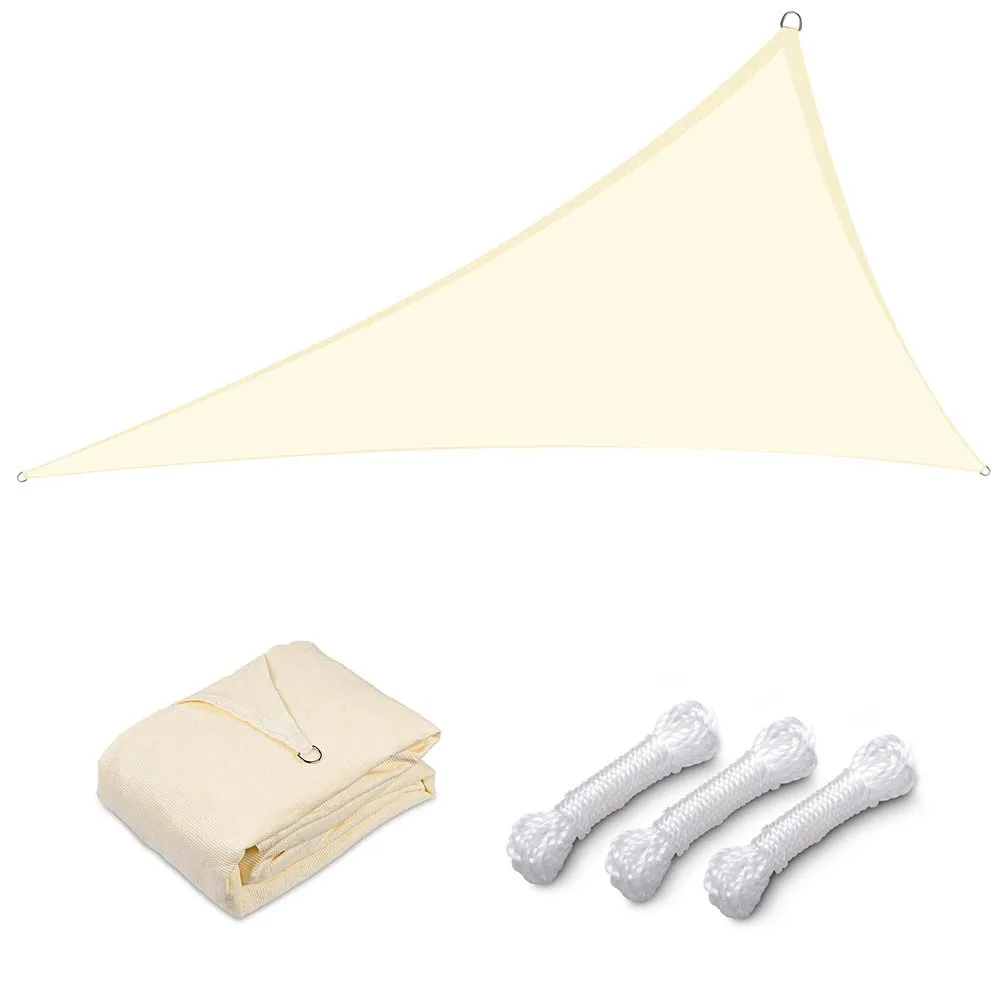 Triangle Sun Shade Patio Shade Sail Deck Shade 3x3x3