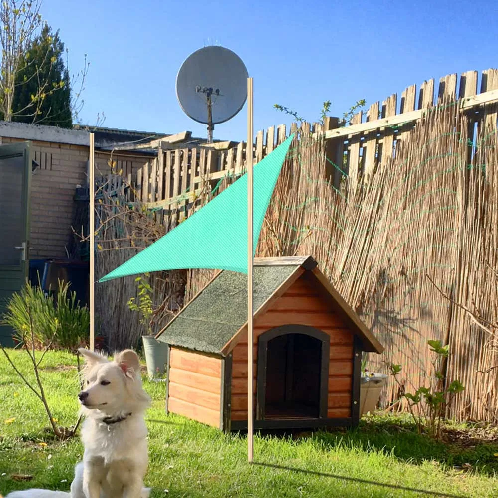Triangle Sun Shade Patio Shade Sail Deck Shade 3x3x3
