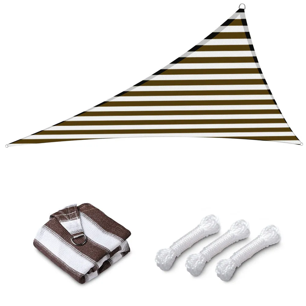 Triangle Sun Shade Patio Shade Sail Deck Shade 3x3x3
