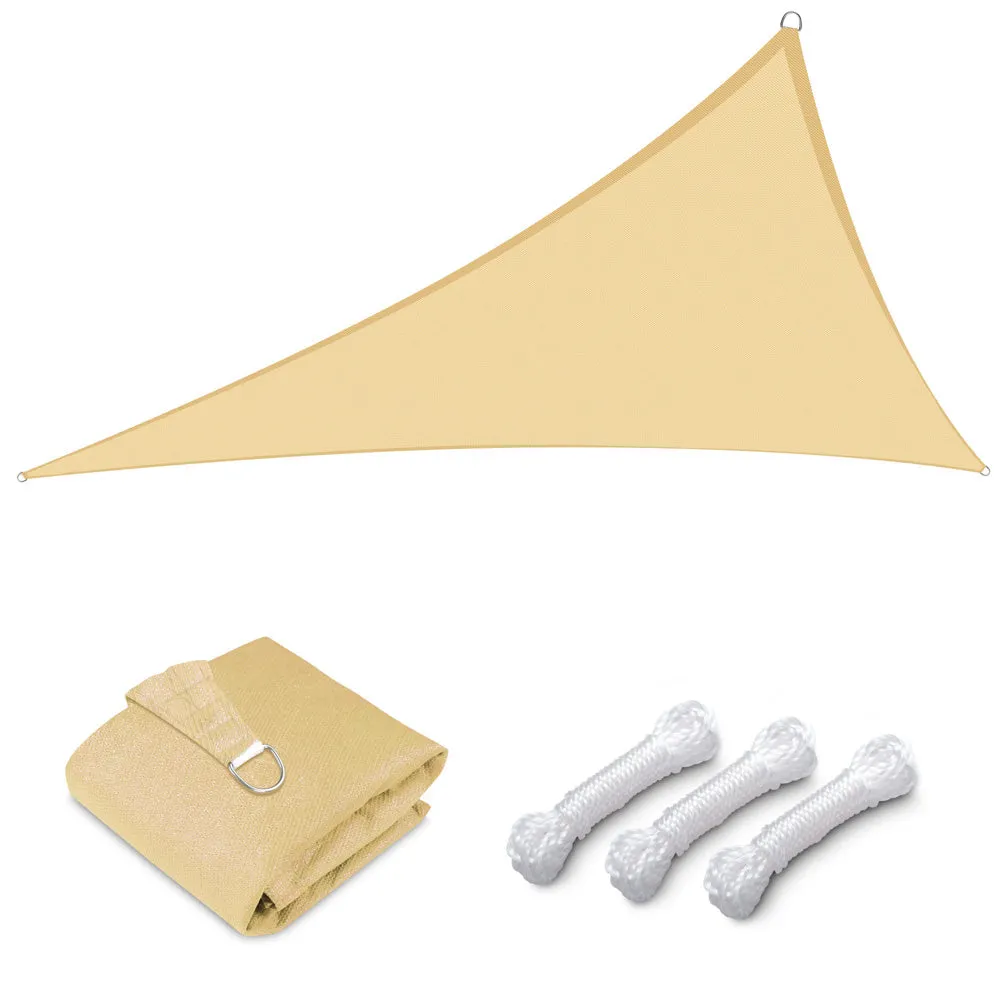 Triangle Sun Shade Patio Shade Sail Deck Shade 3x3x3