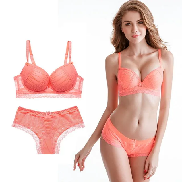 VenusFox Brassiere Lingerie Bras And Panties Bra Sets