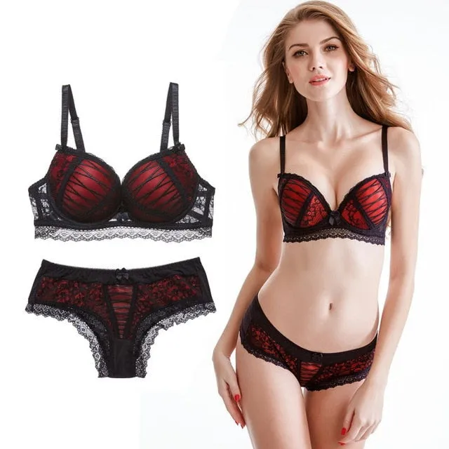 VenusFox Brassiere Lingerie Bras And Panties Bra Sets