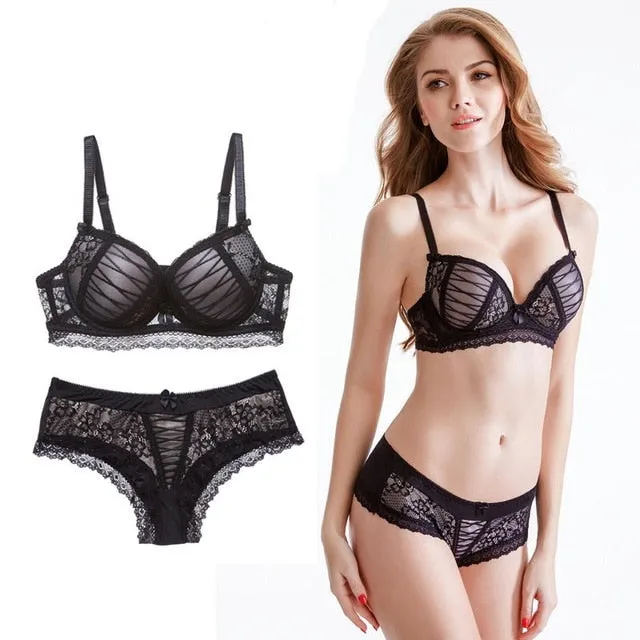 VenusFox Brassiere Lingerie Bras And Panties Bra Sets