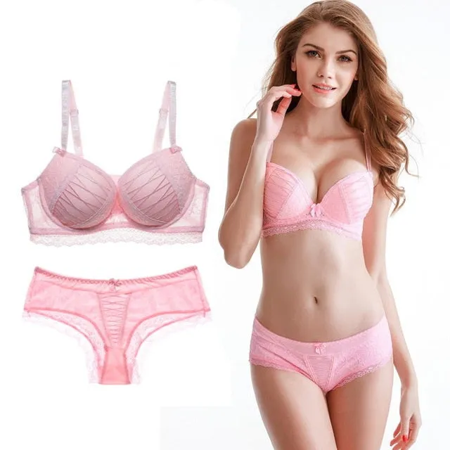 VenusFox Brassiere Lingerie Bras And Panties Bra Sets