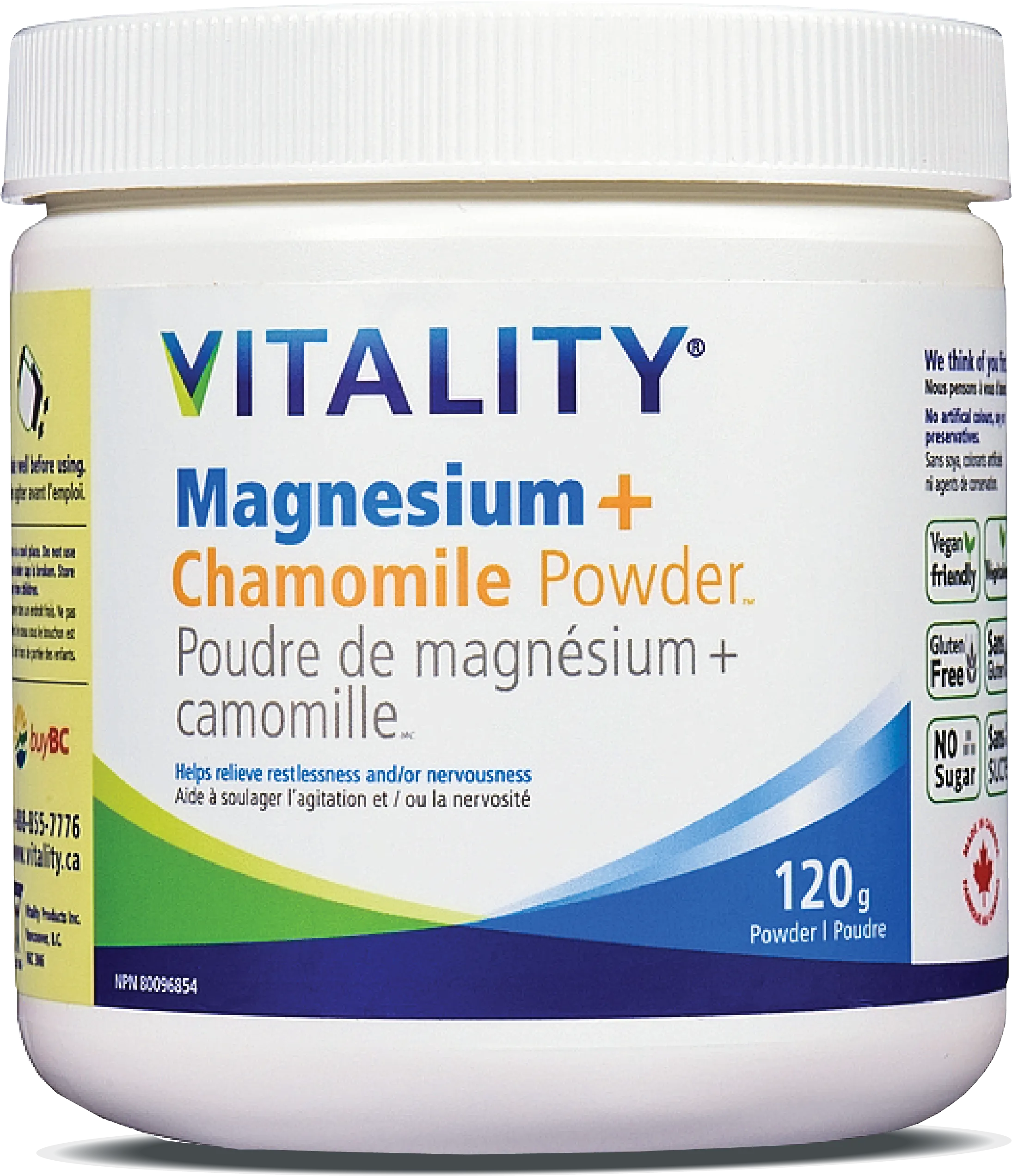 Vitality Products - Magnesium   Chamomile, 120g